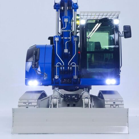 8Ways Valve Metal 1/14 RC Hydraulic Excavator Lr914 Pro Max Remote Control Digger Construction Car Pl18Ev Lite Radio Battery Hobby Grade Model for Ages 14+ in Saudi Arabia