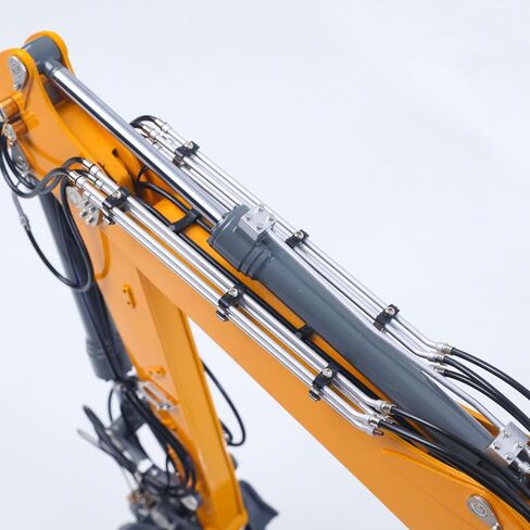 Lr914 Pro Max Metal 4Wd 1/14 RC Hydraulic Wheeled Excavator 11-Ways Valve RTR Radio Controlled Digger Pl18Ev Lite Battery Light Hobby Grade Model for Ages 14+ in Kuwait