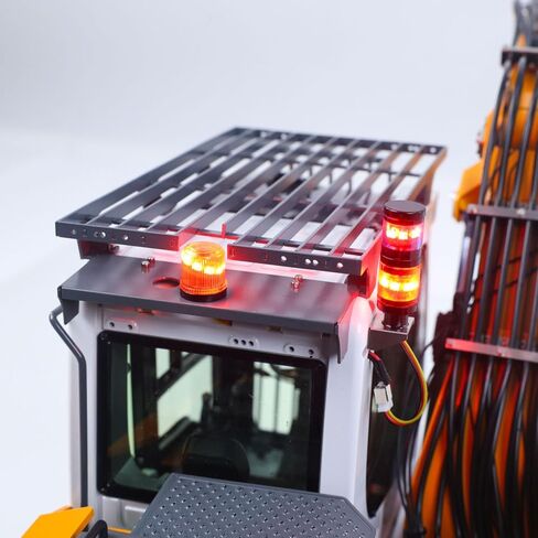 Lr914 Pro Max Metal 4Wd 1/14 RC Hydraulic Wheeled Excavator 11-Ways Valve RTR Radio Controlled Digger Pl18Ev Lite Battery Light Hobby Grade Model for Ages 14+ in Kuwait