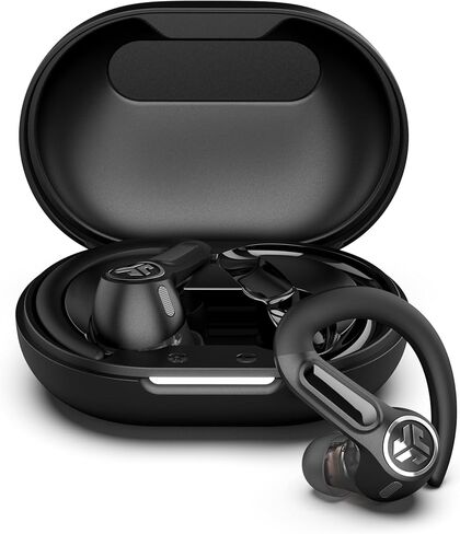 سماعات أذن JLab Epic Air Sport ANC Gen 2 True لاسلكية بلوتوث، سماعات رأس للتمرين، مقاومة للتعرق IP66، عمر بطارية 15 ساعة + علبة شحن 55 ساعة، عناصر تحكم بالموسيقى، 3 إعدادات صوت EQ، بلاط in Kuwait