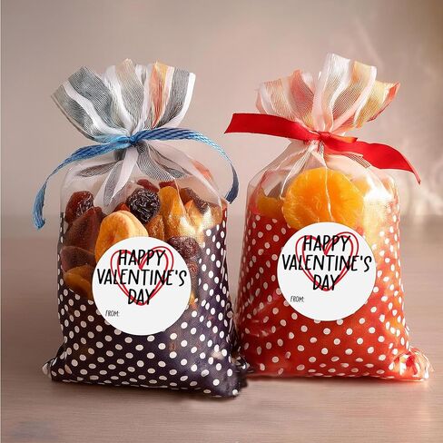 Happy Valentine's Day Gift Stickers, 30 Pcs Valentine Name Tags for Gifts, 2.5x2.5 Inch Valentine Presents Sticker Labels, Valentines Gift Tags for Gifts Wrapping Bags School Classroom-B05 in Saudi Arabia