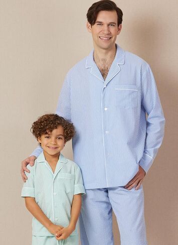 Butterick B7030A قمصان فضفاضة للفتيات والفتيان والكبار، وشورتات سهلة الارتداء وسراويل قابلة للسحب، رمز التصميم B7030، مقاسات XS - L/XS - XL in Kuwait