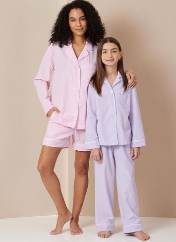 Butterick B7030A قمصان فضفاضة للفتيات والفتيان والكبار، وشورتات سهلة الارتداء وسراويل قابلة للسحب، رمز التصميم B7030، مقاسات XS - L/XS - XL in Kuwait
