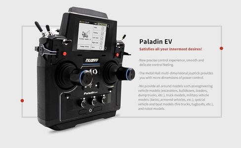 Flysky PL18 EV Paladin 2.4G 18CH 5D Hall Sensor Gimbals 3.5 بوصة TFT شاشة تعمل باللمس AFHDS 3 جهاز إرسال راديو لشاحنة RC سيارة روبوت الهندسة نموذج (الإصدار الرئيسي) in Kuwait