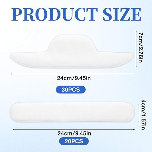 50 PCS Collar Hats Protector Sweat Pads Disposable Anti-Dirty Stain Shirt Neck Liner Self-adhesive Grime Side Lining Stand Sticky Patches for Hats Shirt Cuff Men Women Dress Shirts Summer in Saudi Arabia