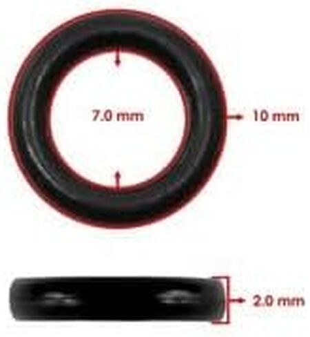 # الولايات المتحدة جزء بديل لـ 670B1507 O-Ring لـ Kawasaki القطر الداخلي 7 مللي متر المكربن ​​Assy Balancer in Kuwait