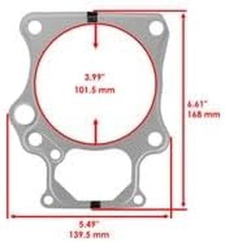 #US Part Replacement for Cylinder Gasket Kit for Honda TRX420TE for Fourtrax for Rancher ES 2014-2020#USPartNH7832 in Saudi Arabia