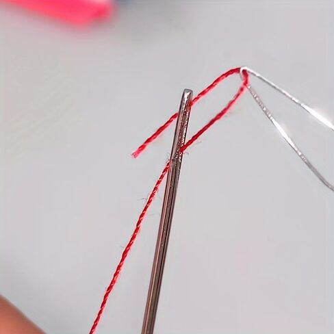 5pcs Essential Plastic Threading Tool for Sewing – Easy Needle Threader & Thread Guide for Sewing Machines, Bead Embroidery & Crafts – Convenient Assist Tool (5pcs (Random Color)) in Saudi Arabia