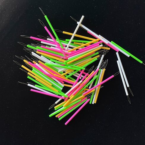5pcs Essential Plastic Threading Tool for Sewing – Easy Needle Threader & Thread Guide for Sewing Machines, Bead Embroidery & Crafts – Convenient Assist Tool (5pcs (Random Color)) in Saudi Arabia