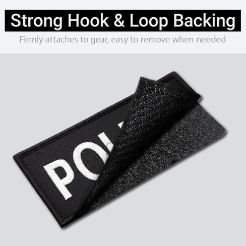 Patch Set – for Backpacks, Jackets, Vest, or Uniform – Embroidered Patches Hook Back & Star Flag for Duty, Tactical Training, and Everyday Gear in Saudi Arabia