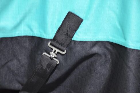 1200D Waterproof Light Weight Poly (100g Fill) Horse Winter Turnout Blanket with Standard Neck AT010002 (Turquoise, 75") in Saudi Arabia