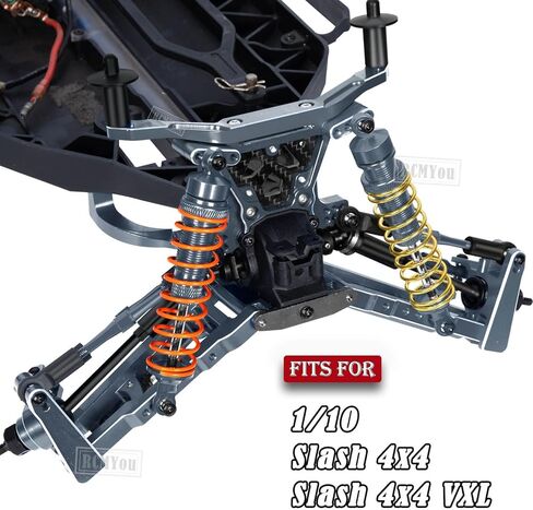 Upgrades Part for 1/10 Slash 4x4/Slash 4x4 VXL,Alloy Suspension Arm,Shock Absorber,Caster Block,Steering Blocks,Stub Axle Carriers,Steering Bellcranks,Body Mounts,Titanium in Saudi Arabia