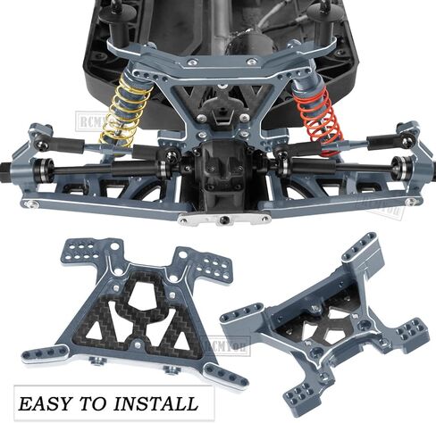 Upgrades Part for 1/10 Slash 4x4/Slash 4x4 VXL,Alloy Suspension Arm,Shock Absorber,Caster Block,Steering Blocks,Stub Axle Carriers,Steering Bellcranks,Body Mounts,Titanium in Saudi Arabia