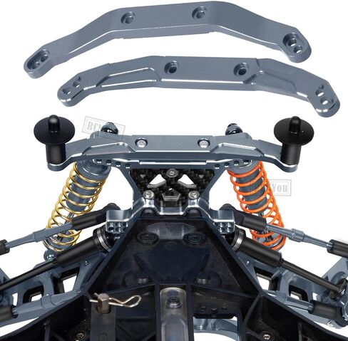 Upgrades Part for 1/10 Slash 4x4/Slash 4x4 VXL,Alloy Suspension Arm,Shock Absorber,Caster Block,Steering Blocks,Stub Axle Carriers,Steering Bellcranks,Body Mounts,Titanium in Saudi Arabia
