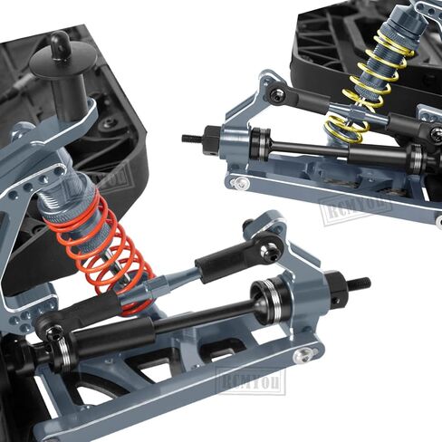 Upgrades Part for 1/10 Slash 4x4/Slash 4x4 VXL,Alloy Suspension Arm,Shock Absorber,Caster Block,Steering Blocks,Stub Axle Carriers,Steering Bellcranks,Body Mounts,Titanium in Saudi Arabia