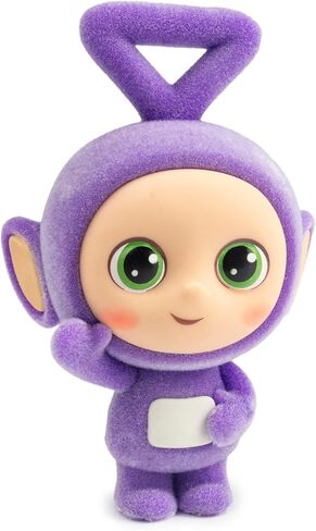 Teletubbies 4-Pack Set with Tinky Winky, Dipsy, Laa-Laa, Po 2.5-inch Flocked Cheebee Collectible Figures in Saudi Arabia
