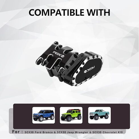 SCX30 Transmission Case with Gearbox Mount for SCX30 Upgrades 1/30 RC Crawler in Saudi Arabia