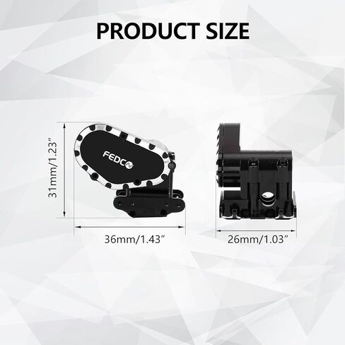 SCX30 Transmission Case with Gearbox Mount for SCX30 Upgrades 1/30 RC Crawler in Saudi Arabia