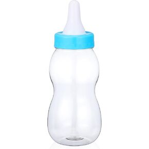 زجاجة أطفال قابلة للتعبئة مقاس 11 بوصة من BESPORTBLE - ديكور لطيف للحفلات، قطعة مركزية تكشف عن الجنس، حمام الطفل أو ديكور الحضانة، بنك عملات معدنية للأطفال، بولي كلوريد الفينيل خفيف الوزن (أزرق) in Kuwait