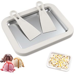 Rolled Ice Cream Maker, Diy Homemade Rolled Ice Cream Tray, At Home Rolled Ice Cream Kit, Suitable for Families and Parties in Saudi Arabia