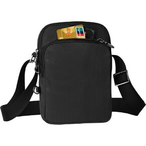 حقيبة حبال Crossbody حقيبة للنساء رجال مضاد للسرقة ، أكياس صدر الكتف مع قفل السوستة in Kuwait