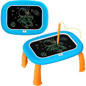 LCD Writing Tablet for Kids 1 2 3 4 5 Year Old - Toddler Educational Color Doodle Board, Drawing Tablet & Drawing Pad Toy, Birthday & Christmas Gift Toy for 2-3 Year Old Boys and Girls (Blue) in Kuwait