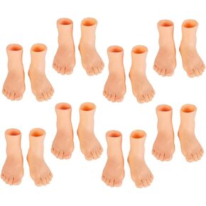 NUOBESTY 16pcs Finger Feet Puppets Fun Vinyl Toy for Boy Girl Adults Safe Teaching Aid for Preschool Learning for Role Play Pet Teasing Activities in Saudi Arabia