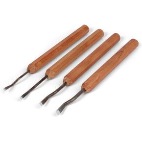 OKEPS Hxeredue YuanKanJu Dockyard Micro Carving Chisels, with Dogleg Chisel Tips - Set of 4 in Saudi Arabia