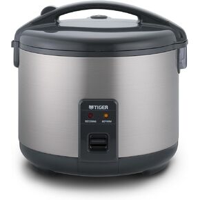 Tiger JNP-S18U-US 10 Cup Capacity White Rice Cooker with Non-Stick Inner Pot, Retractable Power Cord, and Keep Warm up to 12 hours (Urban Satin) in Kuwait