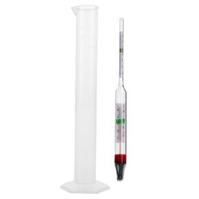 Homoyoyo 1set Aquarium Salinometer Portable Hydrometer for Testing with Graduated Cylinder Accurate Sea Water Gravimeter for Beginners and Professionals in Saudi Arabia