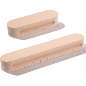 2 Pack Beech Wood Tailors Clapper, 12" and 7" Wooden Tailors Clapper, Professional Sewing Clappers for Sewing, Quilting, Ironing, Flattening Fabrics, Point Pressing in Saudi Arabia