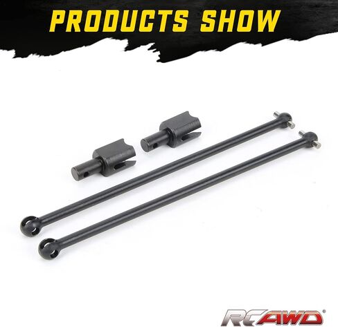 RCAWD لـ 1/5 ARRMA Kraton & Outcast 8S Driveshaft، 182 مم Dogbone (6 مم Bold) وDiff Outdrive وترقيات دبوس 4 مم، أجزاء Hopups لـ #ARA310926#ARA31091 أسود in Saudi Arabia