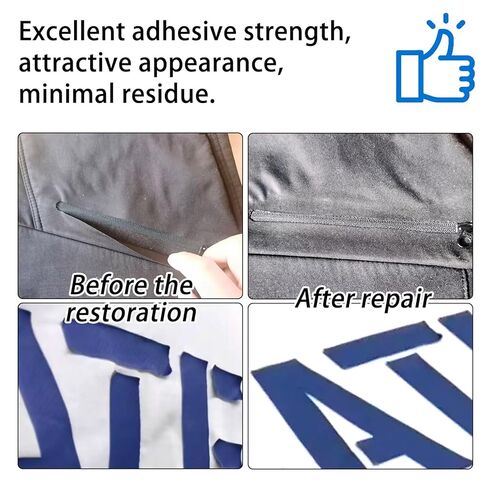 Fabric Glue, Liquid Stitch Fabric Adhesive, Permanent Clear Strong Waterproof & Washable for Repair and Patch, Clothes and Clothing Bonding, 60ml in Saudi Arabia