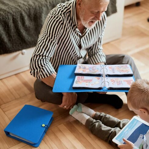 16 Pack Felt Board Pocket Sets Flannel Felt Story Board Pieces with a Multi Functional Pieces Storage Binder Bag for Bible Stories Preschool Activities Study in Saudi Arabia