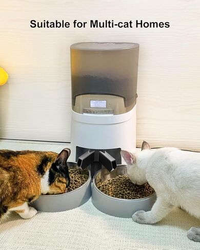 موزع طعام القطط متوافق مع التغذية الذكية PetSafe، مقسم وجبات الحيوانات الأليفة في اتجاهين، موزع طعام الكلاب سهل التركيب والتغذية المتوازنة in Kuwait