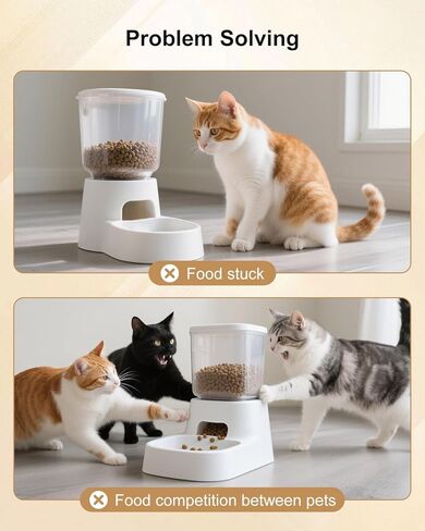 موزع طعام القطط متوافق مع التغذية الذكية PetSafe، مقسم وجبات الحيوانات الأليفة في اتجاهين، موزع طعام الكلاب سهل التركيب والتغذية المتوازنة in Kuwait