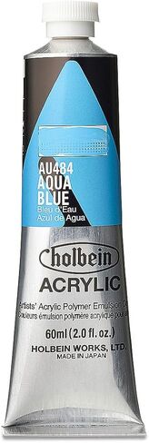 Holbein - Artist Heavy Body Acrylic - 60ml Tube - Aqua Blue in Saudi Arabia