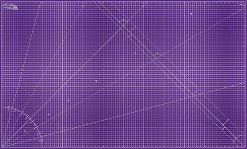 Elan Cutting Mat 36x60 Pink & Purple, Extra Large Self Healing Cutting Mat 36 x 60 Inch, 5-Ply Craft Board Pink, Hobby Board for Sewing and Quilting in Saudi Arabia