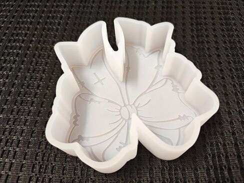 【300+ Design Optional】 Fuehbur Flower-Bow with Stamens and Cross Freshie Mold, Bow with Filaments Silicone Mould for Car Freshies Baking Aroma Beads - DIY Handmade Resin Mold in Saudi Arabia