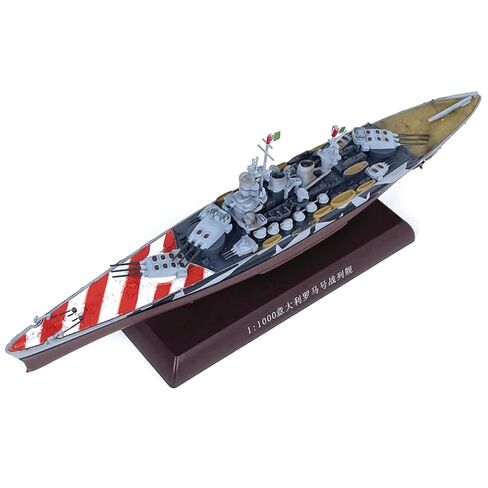 1: 1000 Scale Italian Battleship Roma Battleship Alloy Warship Model Military Model Diecast Ship Model for Collection in Saudi Arabia