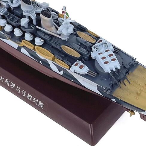 1: 1000 Scale Italian Battleship Roma Battleship Alloy Warship Model Military Model Diecast Ship Model for Collection in Saudi Arabia