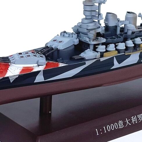 1: 1000 Scale Italian Battleship Roma Battleship Alloy Warship Model Military Model Diecast Ship Model for Collection in Saudi Arabia