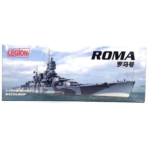 1: 1000 Scale Italian Battleship Roma Battleship Alloy Warship Model Military Model Diecast Ship Model for Collection in Saudi Arabia
