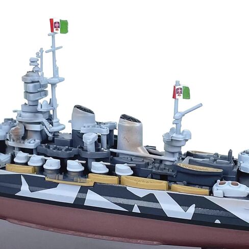 1: 1000 Scale Italian Battleship Roma Battleship Alloy Warship Model Military Model Diecast Ship Model for Collection in Saudi Arabia