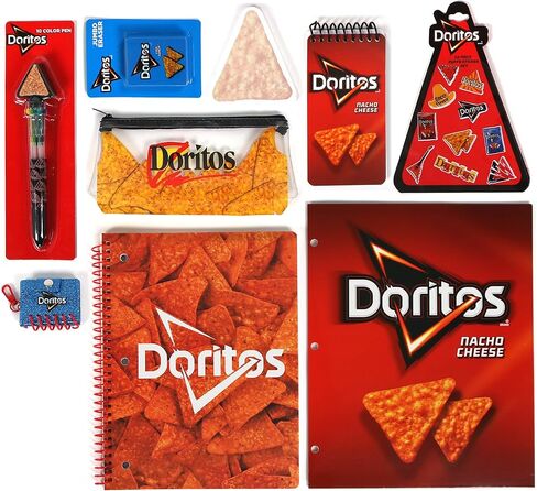 Cheetos Journaling Set, Cute Stationary Set for Girls & Boys with Decal Stickers, Spirals, Notebook, Folder, Key chain, Pen, Eraser and Pencil Case, Stationary Kit & DIY Diary Journal for Teens in Saudi Arabia