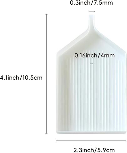 6 قطع من صواني الرسم الفنية الماسية البلاستيكية، صينية فرز الخرز، ملحقات وأدوات تنظيم صينية حجر الراين للحرف اليدوية in Kuwait