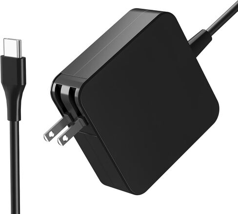 شاحن كمبيوتر محمول USB C بقوة 45 وات شاحن كمبيوتر محمول USB C عالمي لجهاز HP Chromebook 14 11 X360 X2 سلسلة من النوع C استبدال سلك الطاقة لجوجل لينوفو ديل ASUS أيسر سامسونج الكمبيوتر المحمول USB-C شاحن in Kuwait