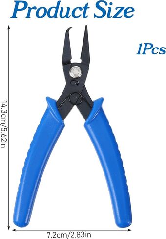 Split Ring Pliers Split Ring Pliers for Jewelry Making, Jump Rings Opener Tool Keychain for Opening, Key Rings, Stainless Steel Jewelries Tools for Jewelry Making in Saudi Arabia