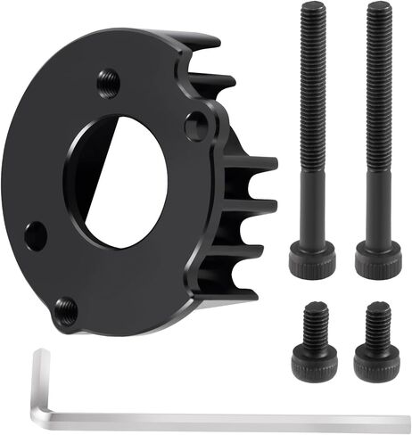 QUE-T Aluminium Motor Mount RC Motor Holder for 1/12 Tamiya Lunch Box RC Truck(Black) in Saudi Arabia