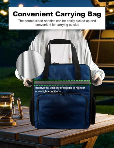 CREAMi Deluxe Maker Storage Bag Ice Cream Maker Travel Bag Heavy duty Waterproof Oxford Cloth Carrying Case for Ninja CREAMi Deluxe Ice Cream NC501/NC301/NC300/NC299AMZ in Saudi Arabia